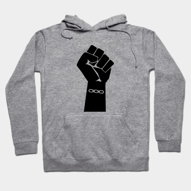 Jacks Fist (Black) Hoodie by Graograman